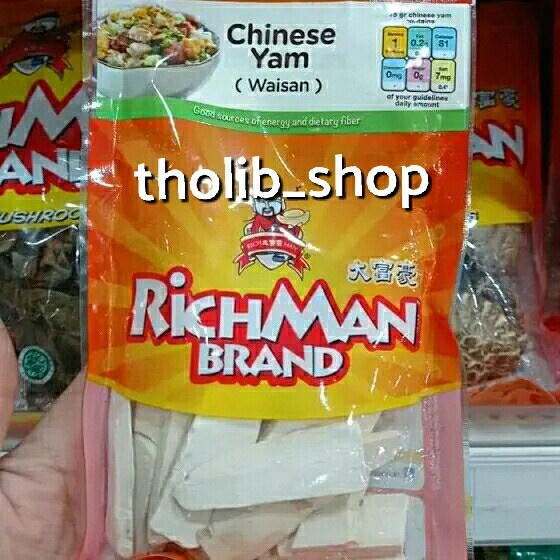 

Richman waisan - chinese yam 75gr