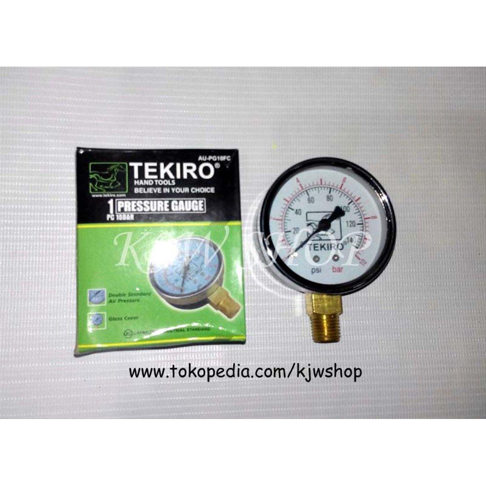 MANOMETER 10 BAR TEKIRO