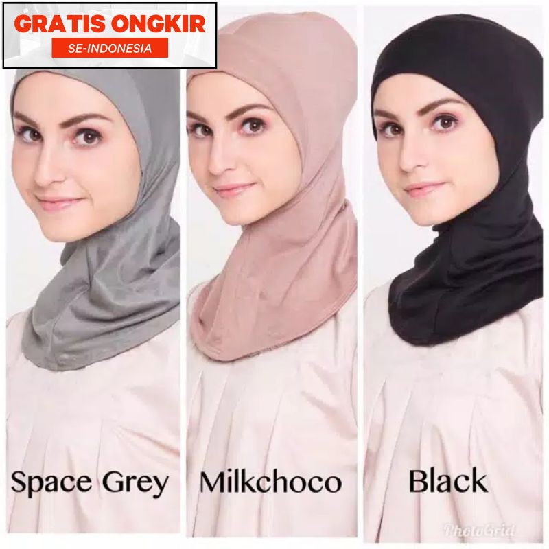 Ciput kaos  antem ninja Inner hijab Ciput rajut premium Ciput kaos premium Daleman kerudung Dalaman 