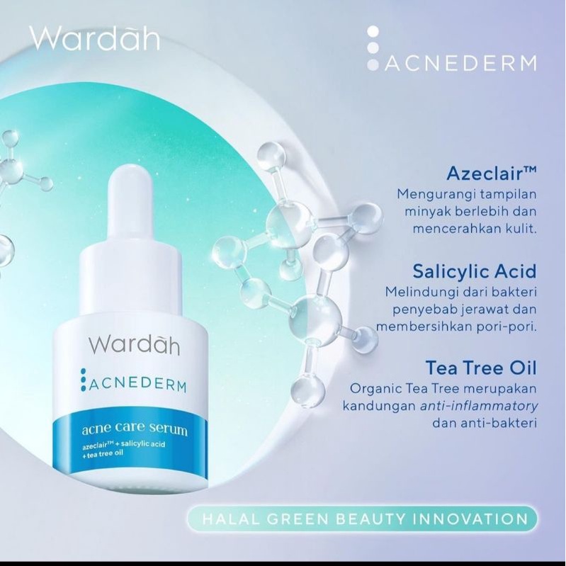 `ღ´ PHINKL `ღ´ ᘺᗩᖇᕲᗩᕼ Wardah acnederm series untuk jerawat kulit berminyak. dan beruntus