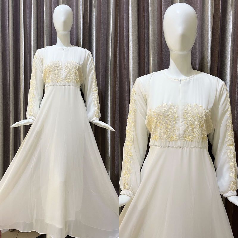 Gamis Seruty Baby Doll Bordir / Seruty 2022