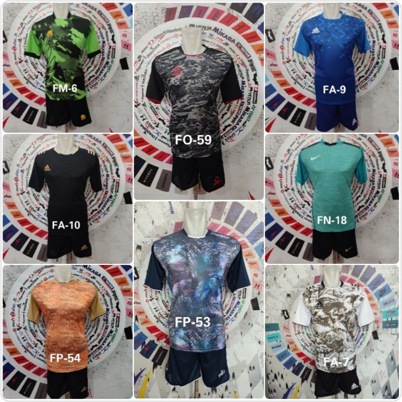 Setelan baju futsal Setelan Jersey bola baju futsal murah Kostim setelan sepak bola