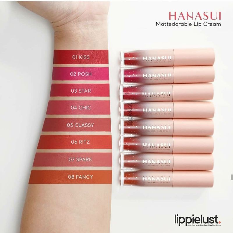 HANASUI MATTEDORABLE LIPCREAM / lipcream hanasui / lipcream / lipcream matte / lipstick matte