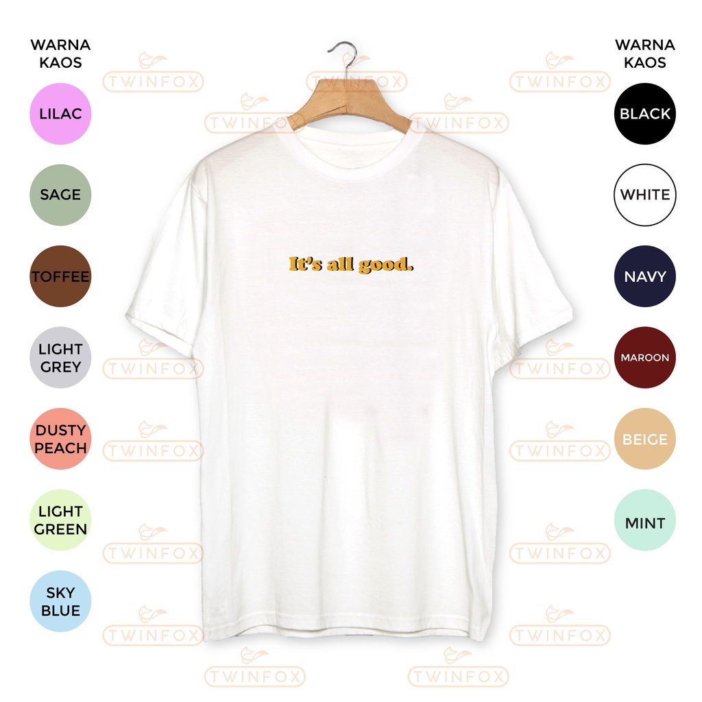 Kaos Tumblr Tee All Good Unisex S-XXL Big size/Jumbo