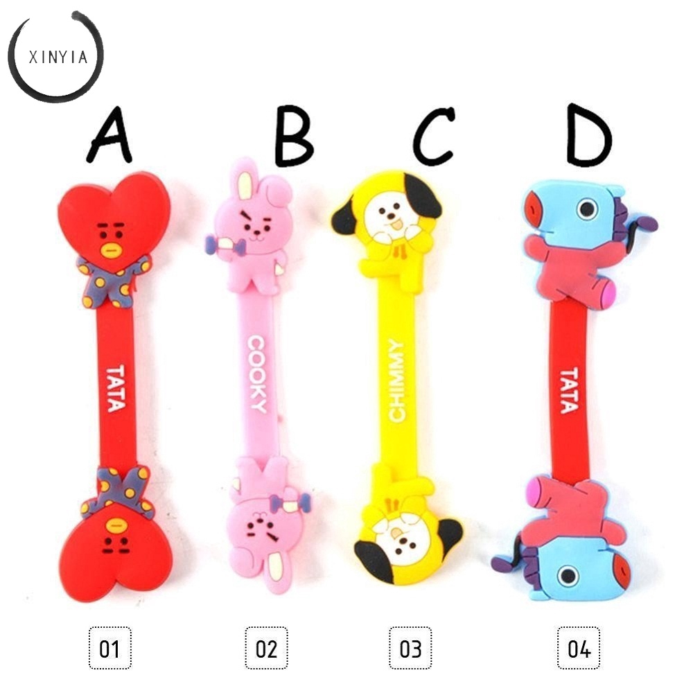 Baru Bt21 Kabel Earphone Model Kartun Kpop BTS Bangtan Boys