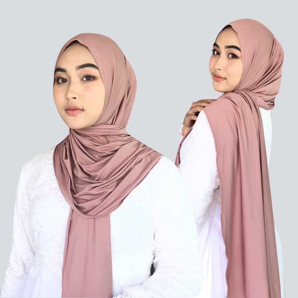 Pashmina Instan Jersey Premium Grade Terbaik