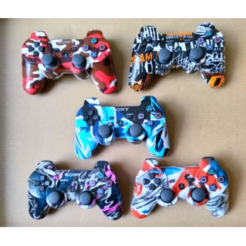 Stik Ps3 Sony Motif Ori Pabrik Wirelless Tanpa Dus