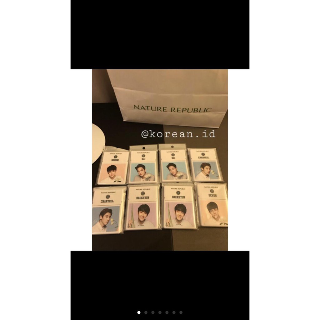 BEST SELLER EXO EXO NATURE REPUBLIC PAPER BLOTTING OIL