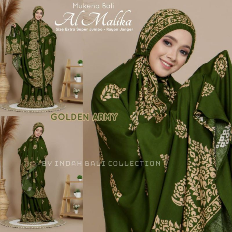 Mukena Big Size Al Malika Extra Super Jumbo Original Made in Bali By Indah Bali