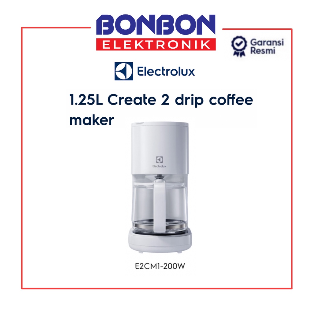 Electrolux Coffee Maker E2CM1-200W / E2CM1200W / E2CM1 200 W 1.25L