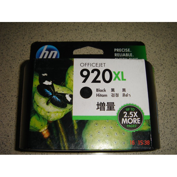 Tinta cartridge hp 920xl black original sisa stock