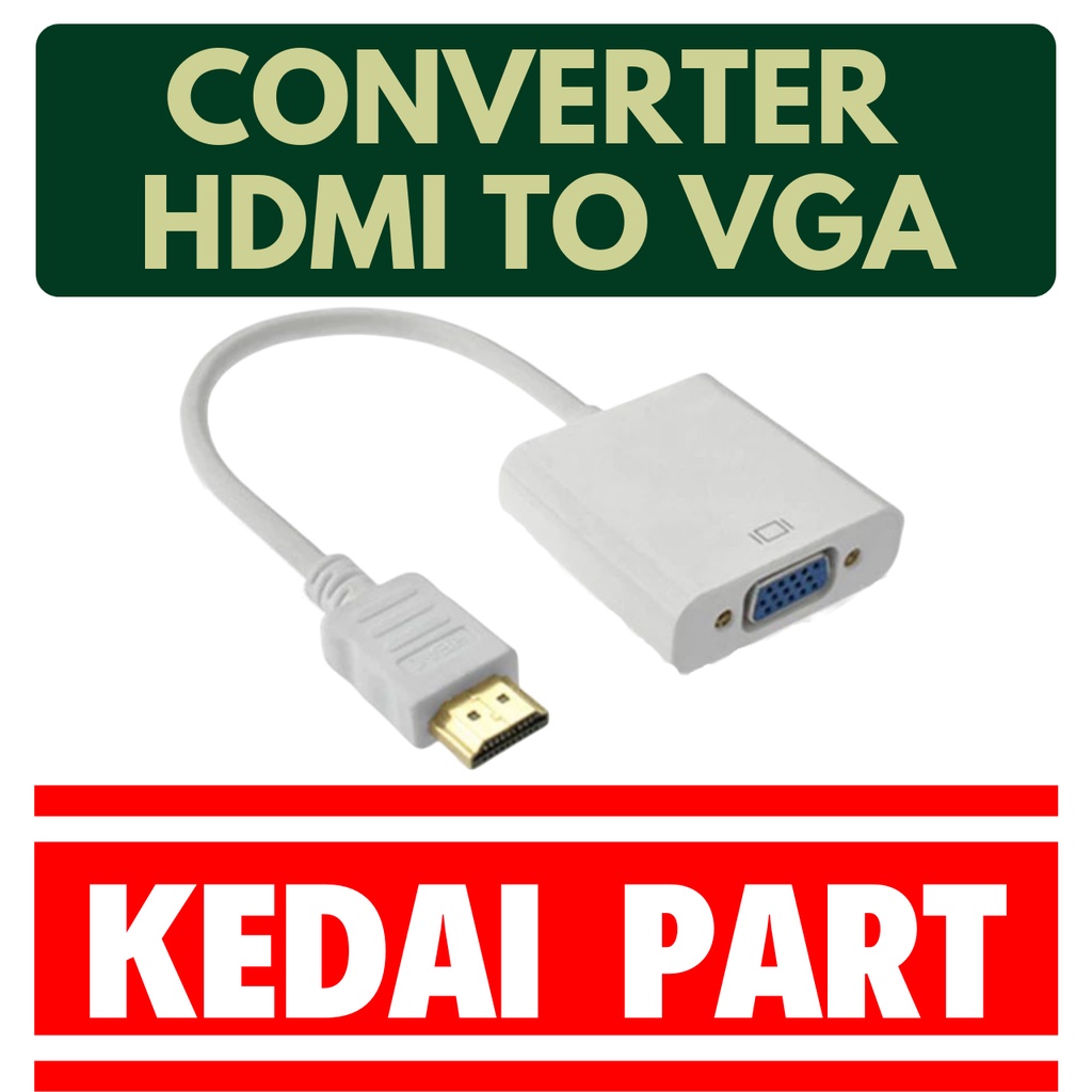 Jual CONVERTER HDMI TO VGA HDMI-VGA | Shopee Indonesia