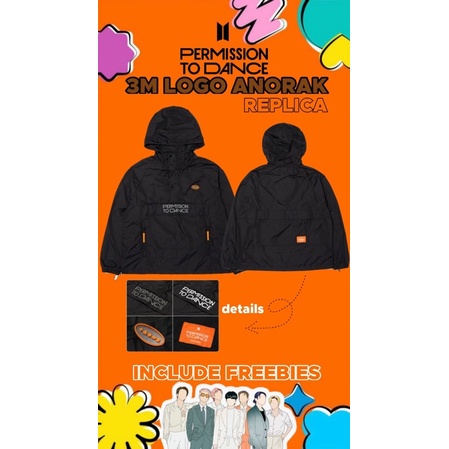 BTS JAKET 3M LOGO ANORAK (Logo rubber)