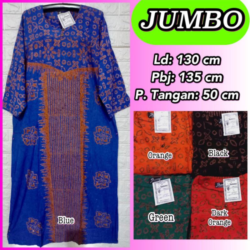 Daster jumbo batik Sammy menawan