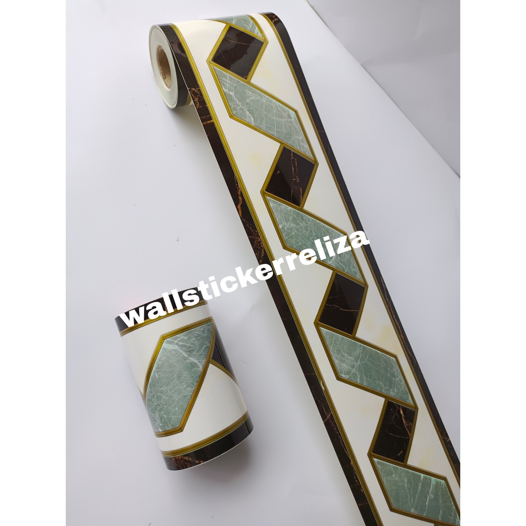 RELIZA WALL BORDER GLOSSY WBS 10 CM X 10 M  WALLBORDER LIST TEMBOK G21
