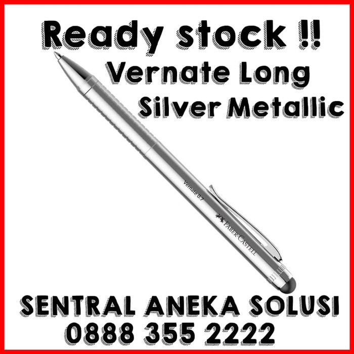 

Termurah Faber Castell Vernate Stylus Pen Silver Metallic Barel Ekslusif Elegan Promo
