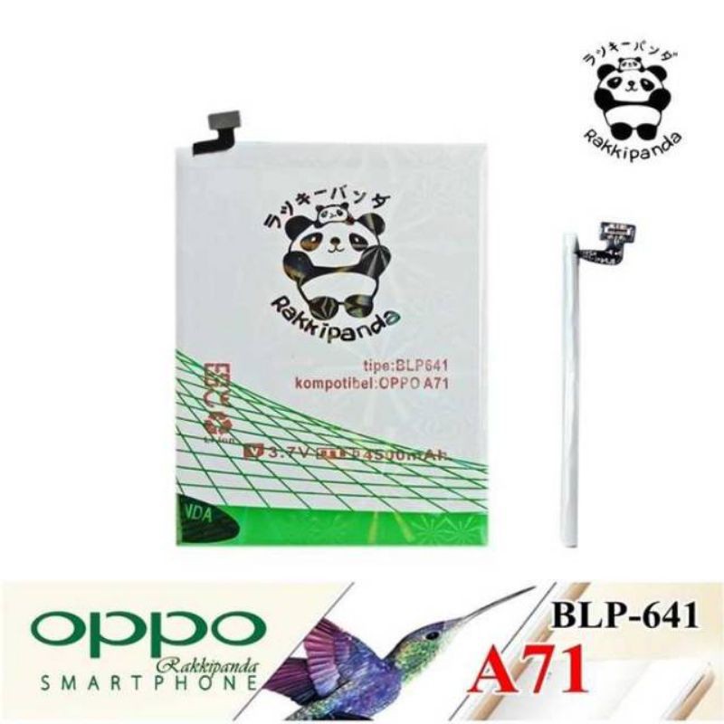 Baterai Batrai oppo A71 BLP641 Double Power Long Lasting [Rakki-panda]