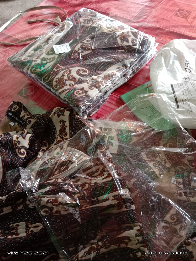 Baju Batik Couple / Batik Couple / Batik Set / Batik Lengan Panjang / Rok Set