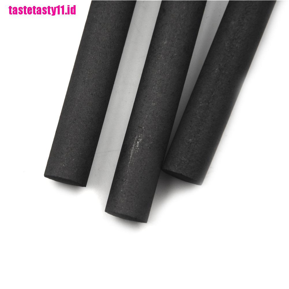 3 Pcs / Lot Batang Silinder Elektroda 99.9% Karbon Untuk Pengelasan