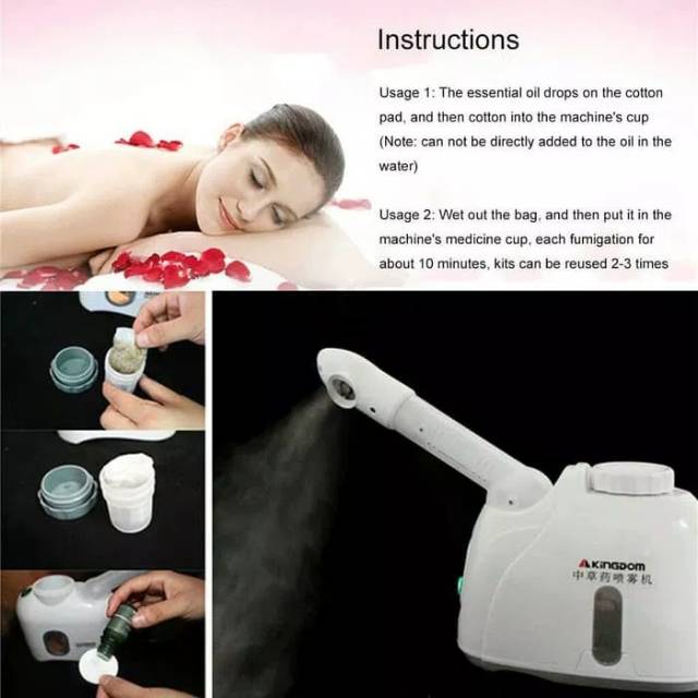Mini Steamer Uap Wajah