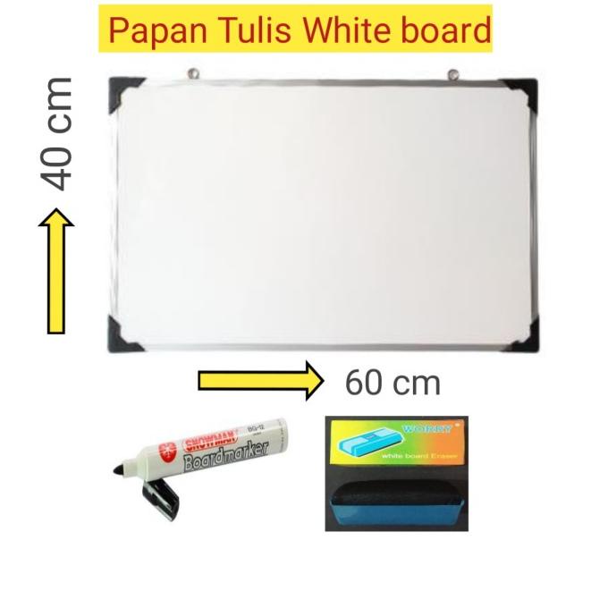 

papan tulis whiteboard 40x60 cm