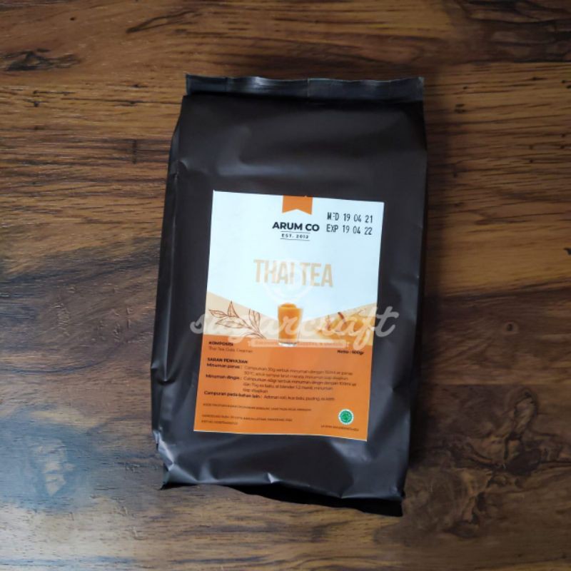 Bubuk minuman Arum Co Thai Tea 500gr
