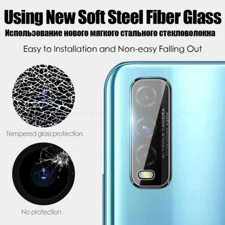 Pelindung Camera Vivo V17 V19 V9 X50 PRO X60 Y11 Y19 Y20 Y51 2020 Y53S 4G Tempered Glass Protector Camera