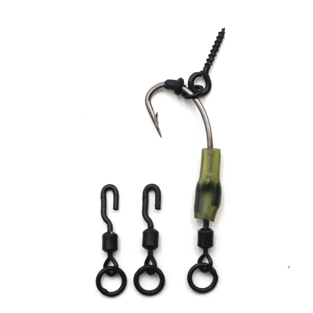 Lanfy Spinner Putar Memancing Chod Memancing Aksesoris Perubahan Cepat Untuk Rig Ikan Gurame Micro Hook Swivel Tackle