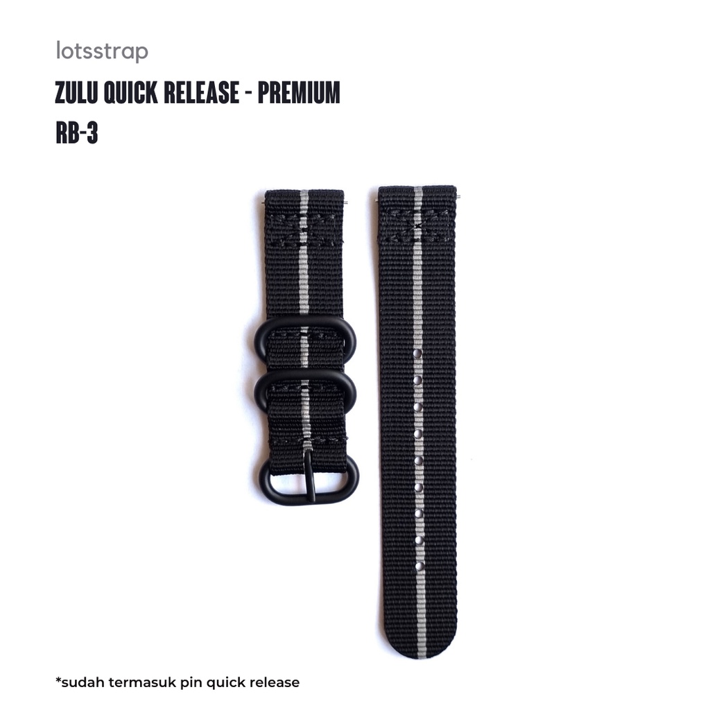 Tali Jam Nylon Zulu Strap Premium Ballistic - Quick Release Strap RB3