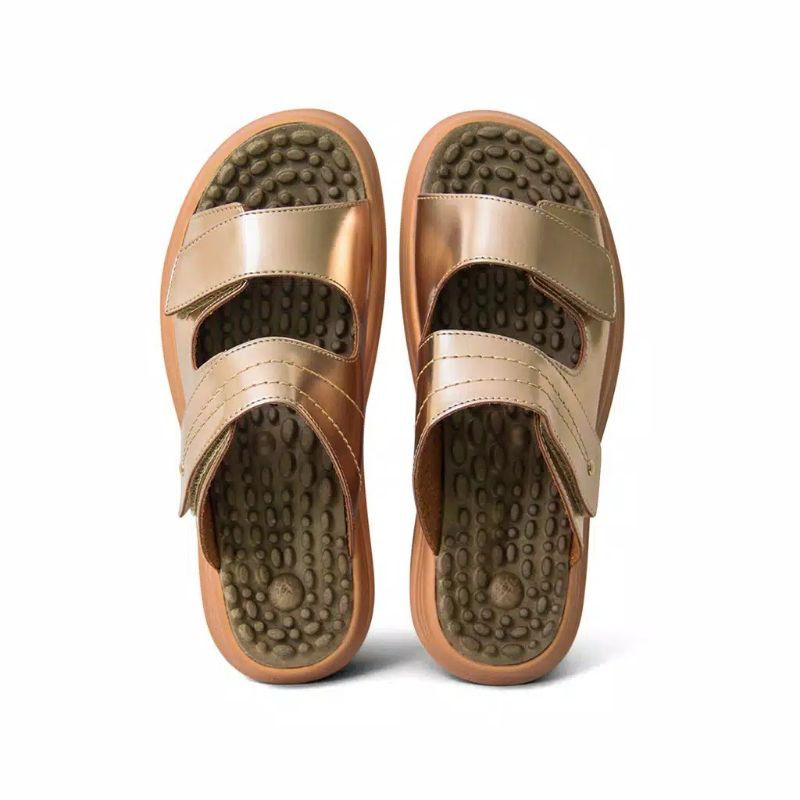 Jaco Kozuii K-walk sandal kesehatan dan replexi original promo spesial-Gold M 40-41