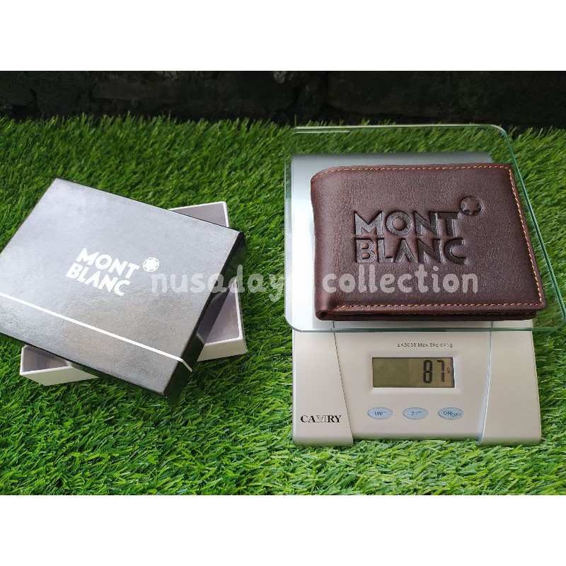 dompet kulit pria mont blanc dompet 'dompet pria impor original dompet kulit basah kulit asli 100%