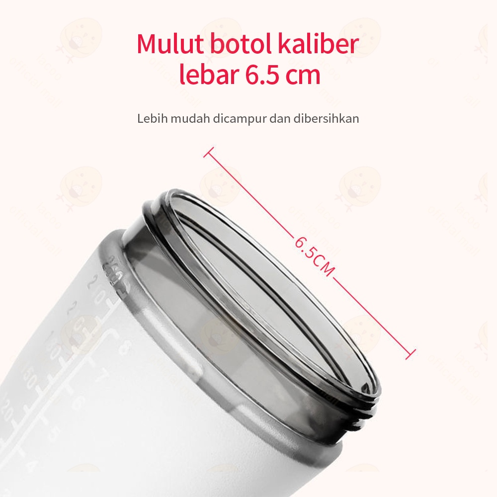 Lacoo PIKO Bello Botol susu bayi anti kolik Baby bottle wide neck