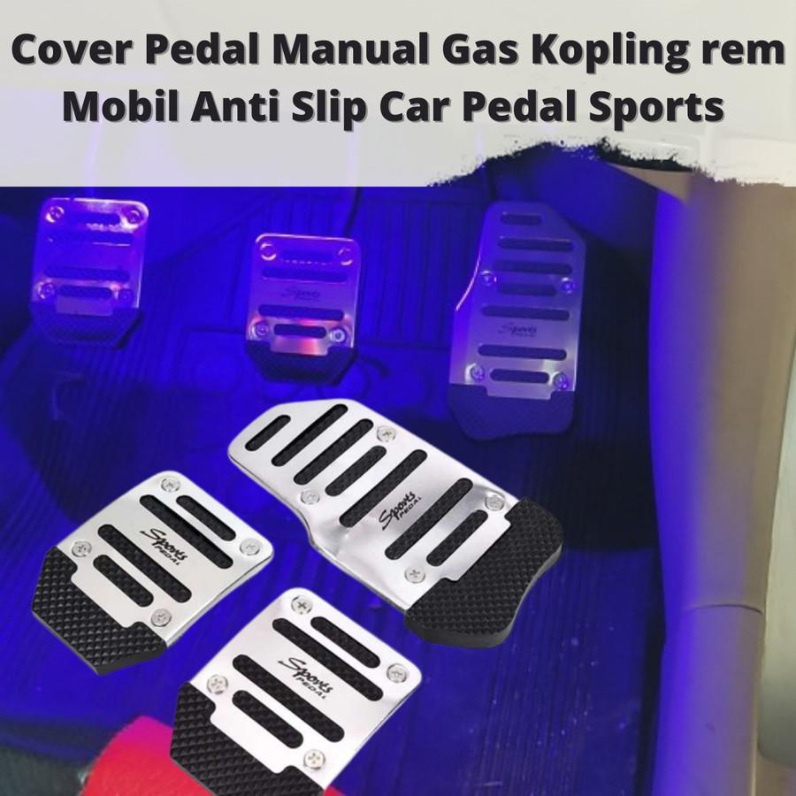 Cover Pedal Manual Gas Kopling rem Mobil Anti Slip Car Pedal Sports