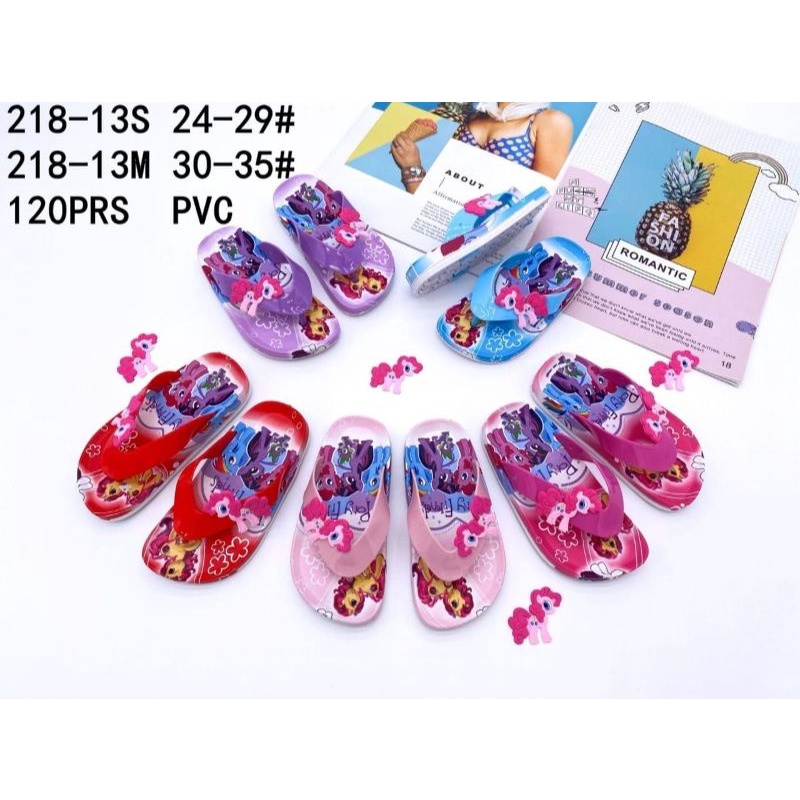 SANDAL JEPIT UNICORN ANAK PEREMPUAN KARET IMPORT 218