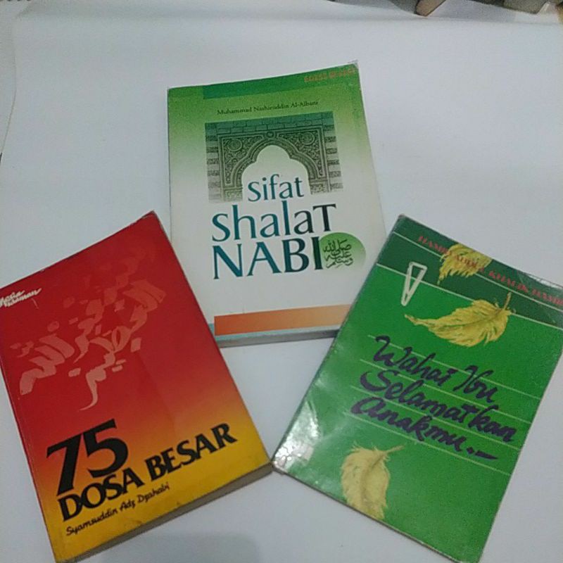 HARGA 1AN 75 DOSA BESAR/WAHAI IBU SELAMATKAN ANAKMU/SIFAT SHALAT NABI