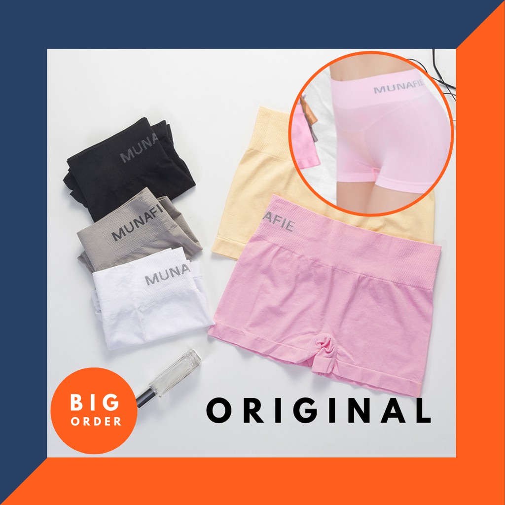 Celana Pendek Short Boxer Wanita Munafie Slimming Pants Wanita Celana Pendek Premium CPE04