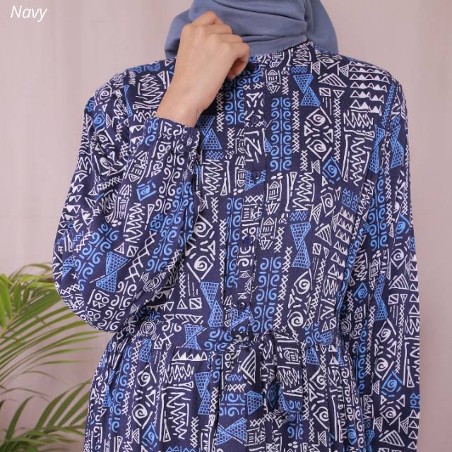 TERMURAH! HOMEY DRESS MOTIF ETNIK-GAMIS REALIFE BAHN KATUN RAYON BERKUALITAS-GAMIS CANTIK-BESTSELLER