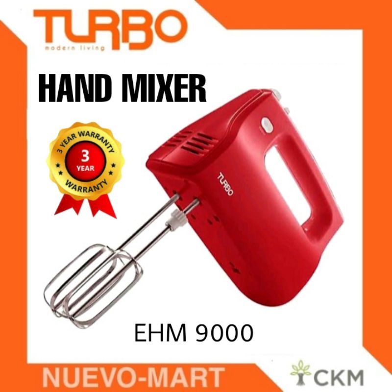 TURBO Hand Mixer EHM9000 / Mixer Tangan  EHM 9000 / Pencampur Adonan EHM-9000