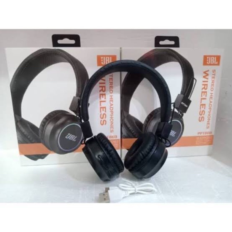 headphone bando Bluetooth ppt860 henset earphone headset hendsfre blutut super exta bass
