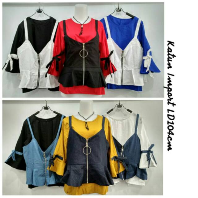 Blouse fashion Rompi wanita kekinian 81376