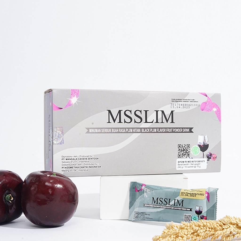 

MS SLIMFIBER DRINK MS GLOW (MINUMAN SERAT DARI BUAH BLACK PLUM)