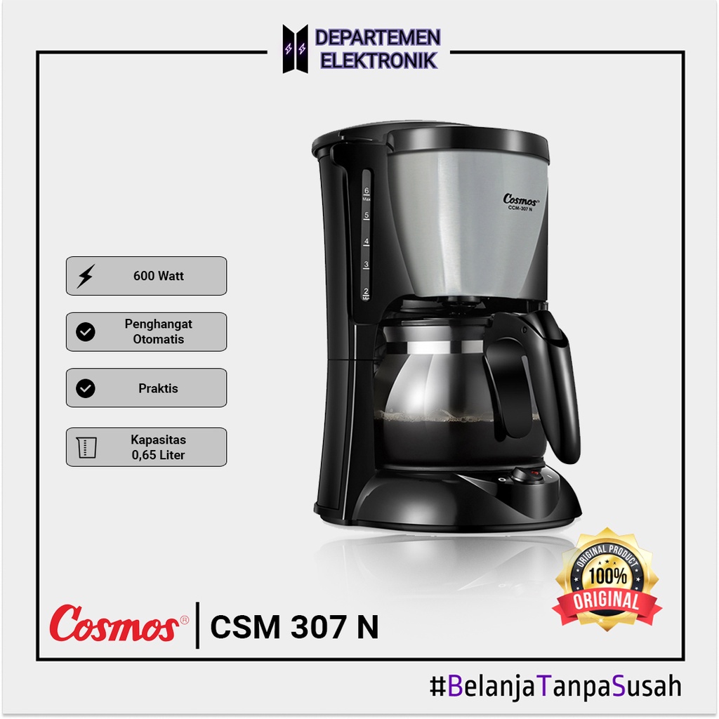 Coffee Makers / Pembuat Kopi Cosmos 307 N MURAH BANGET / GARANSI RESMI