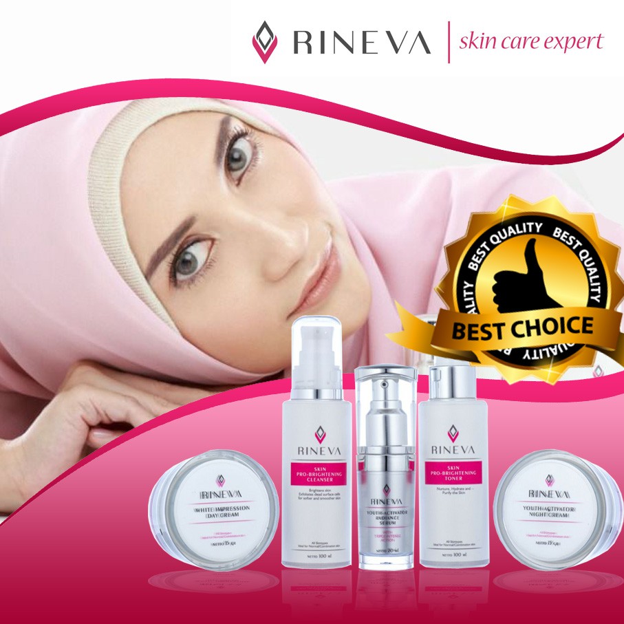 Rineva Paket Skincare Hydroquinone Free