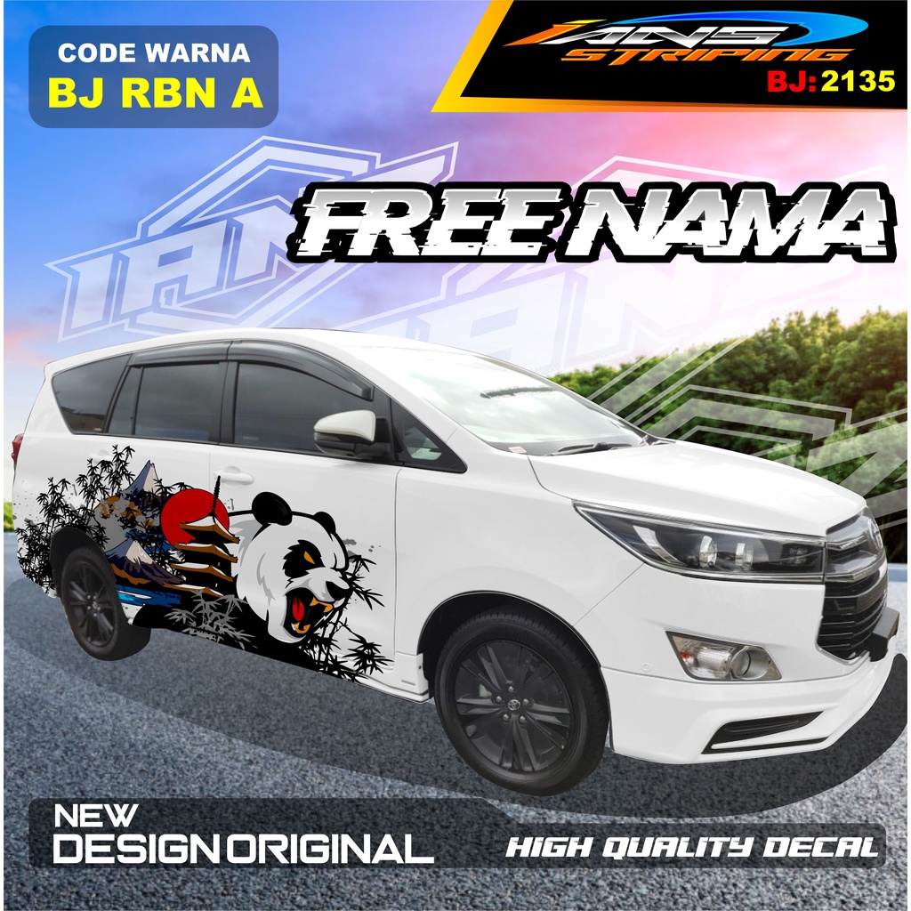 VARIASI MOBIL INNOVA REBORN / VARIASI STICKER MOBIL AVANZA  / STIKER MOBIL XENIA / DECAL STIKER MOBIL PAJERO SPORT