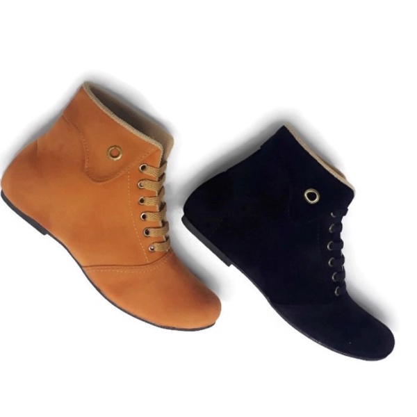 Dijual ANDRIANA Sepatu Boots Wanita Korean Style - Hitam 37 Diskon