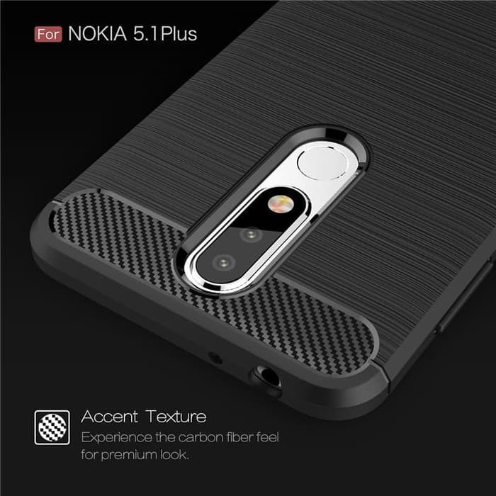 G517Case nokia 5 1 plus nokia x5 soft case brushed carbon