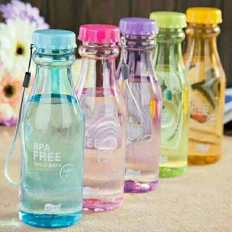 MJ88 Botol Minum Unik Bpa Free Anti Tumpah / Tempat Botol Air Minum Super Murah