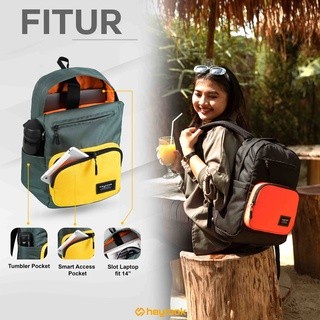 TAS RANSEL PRIA WANITA BACKPACK TERRA TAS PUNGGUNG LAPTOP KULIAH