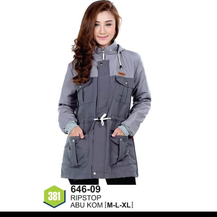 jaket casual wanita / jaket perempuan / jaket cewek trendy AZZ 646-09