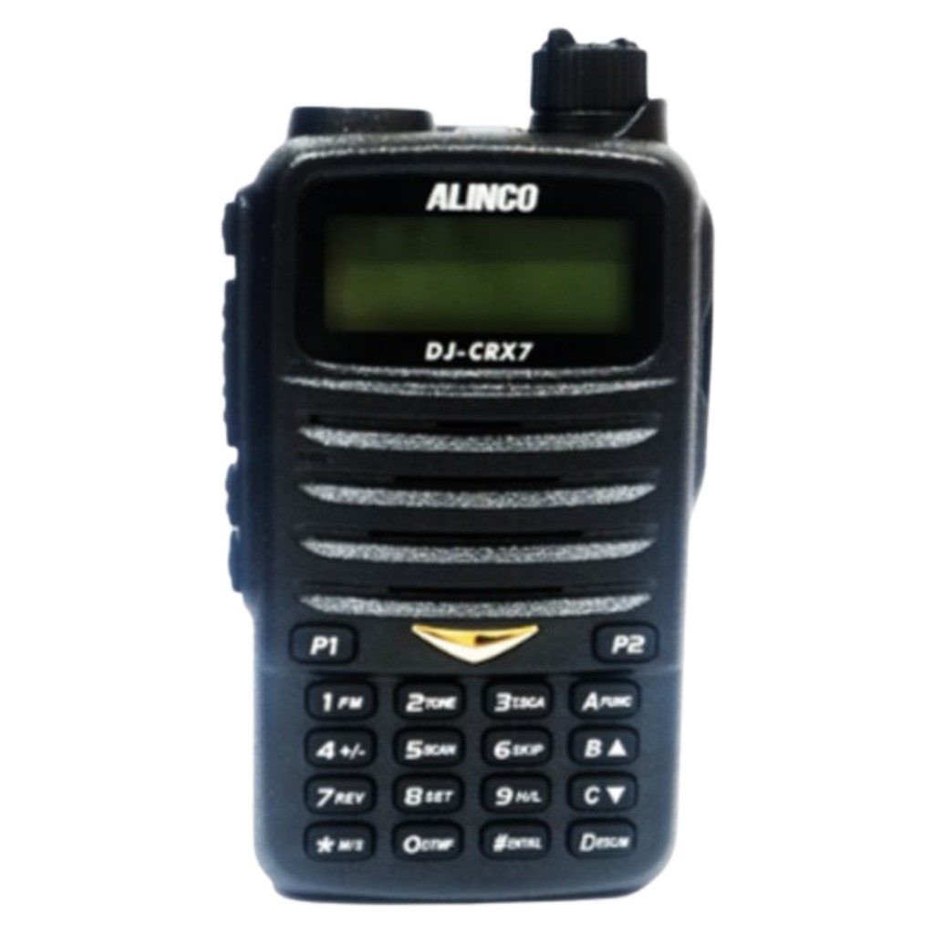 HANDY TALKY ALINCO DJ-CRX 7 DJCRX7 DUALBAND VHF UHF 400MHz NEW ORIGINAL GARANSI RESMI POSTEL